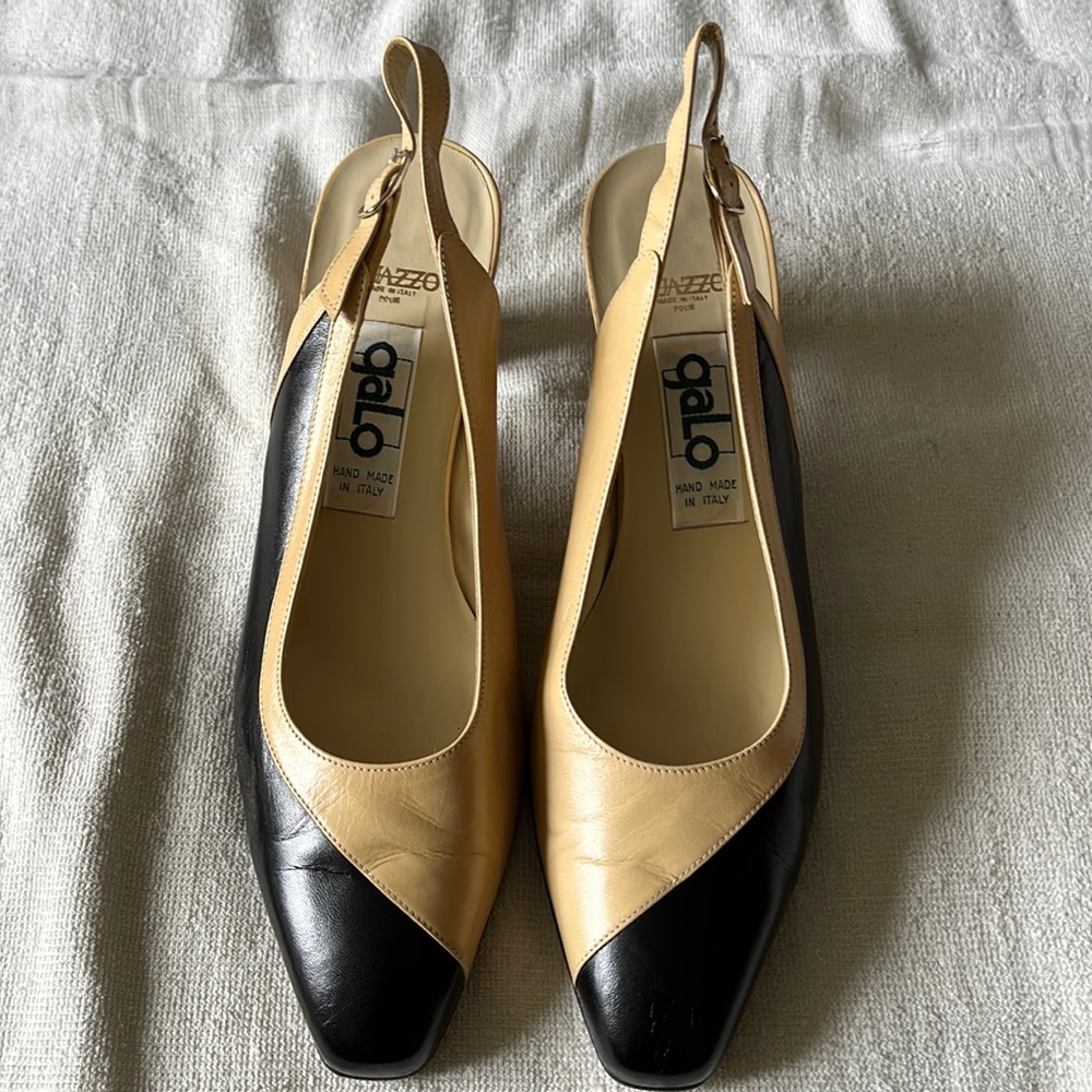 Galo open backed heels